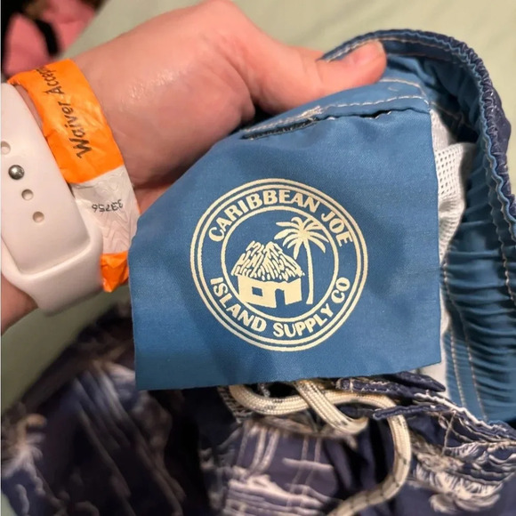 Caribbean Joe Board Shorts for Men Blue medium - Picture 5 of 13